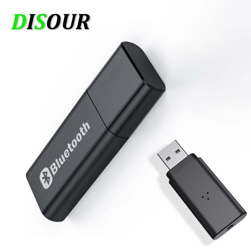 DISOUR Bộ Thu Âm Thanh Stereo USB Bluetooth 5.0 Bộ Chuyển Đổi Bluetooth Rảnh Tay Không Dây Dongle Cho Loa Cho Iphone Xe Hơi