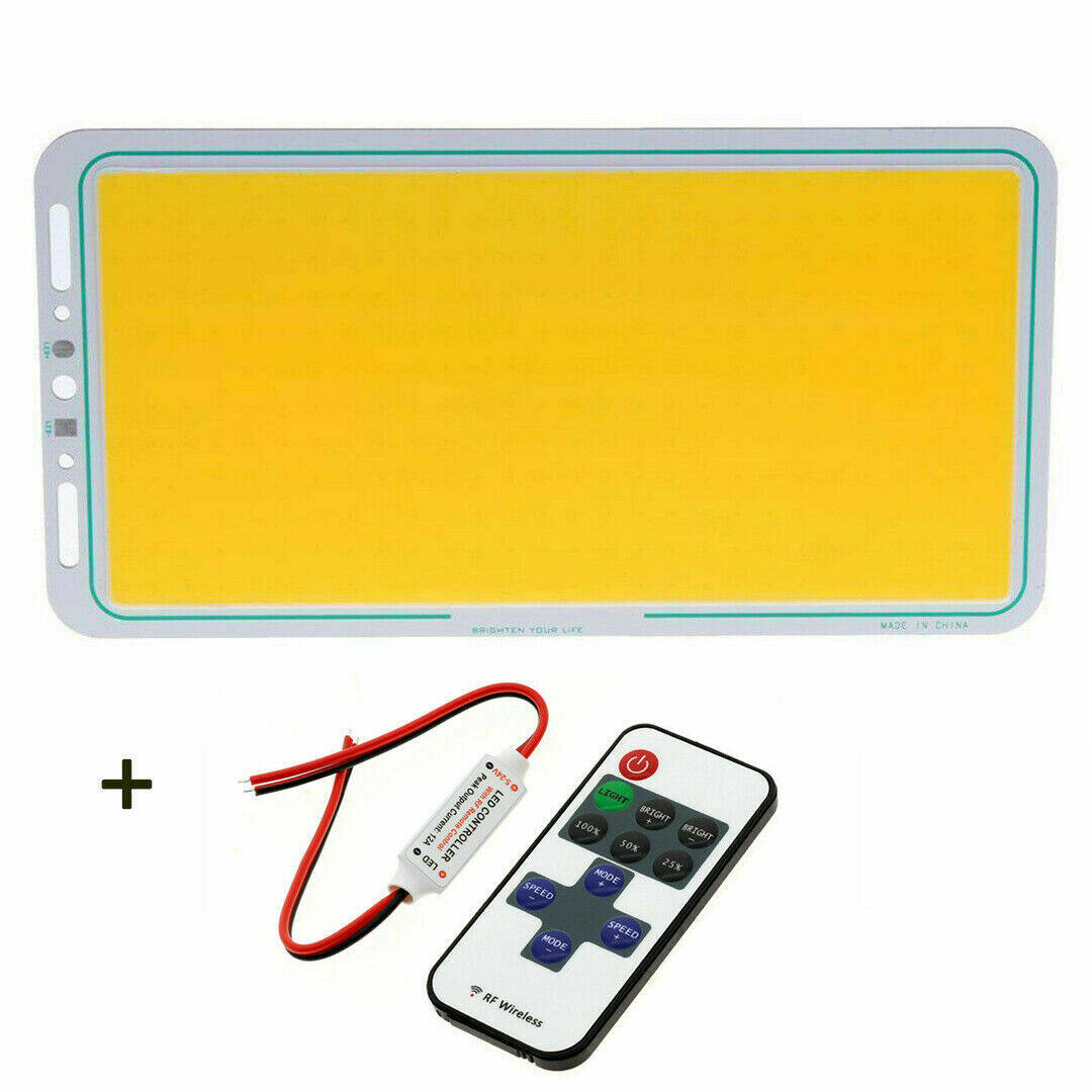Dimmable DC 12V COB LED Panel Light Bulb 70W With Dimmer Flip Chip Controller RM