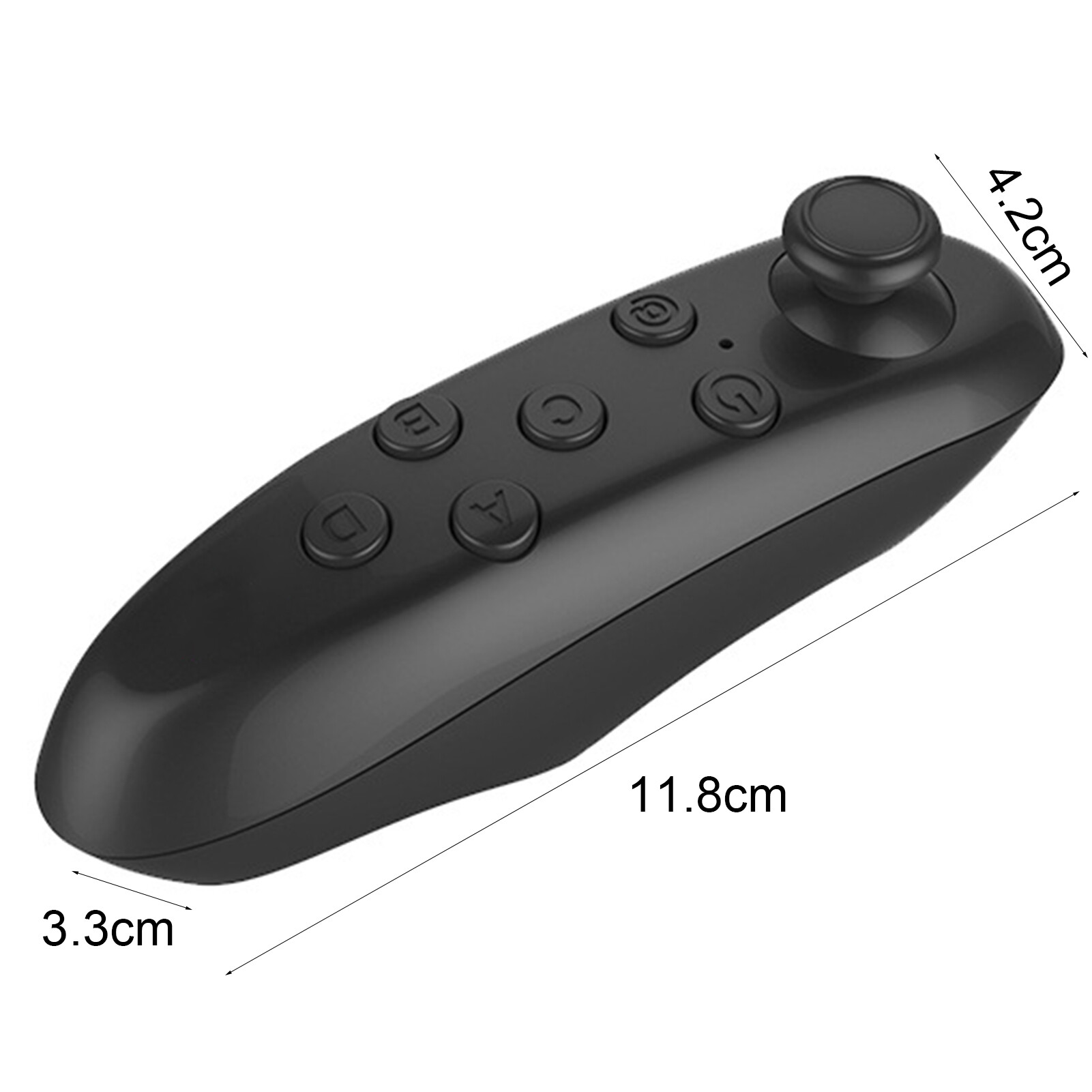 Fenquezisq®Phụ Kiện Tay Cầm Chơi Game VR Bluetooth 3.0, Xách Tay Phím Điều Khiển Không Dây Điều Khiển Từ Xa Cho Kính VR 3D