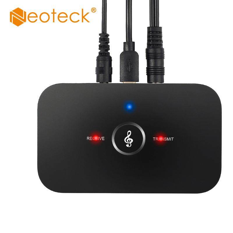 2 In1 Bluetooth Wireless Audio Transmitter Receiver 3.5mm AUX HIFI Music Adapter