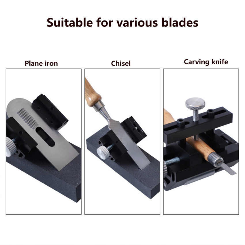 New Stainless Steel Sharpener K/N/I/F/E Sharpener Blade For Wood Chisel Honing Angle Guide Sharpening Sharpener Jig Roller