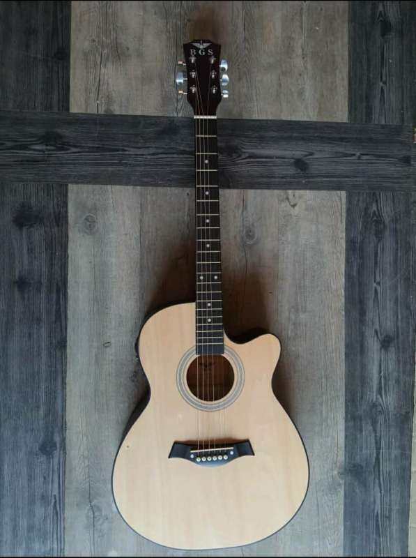 BGS D-41 41 Inch Natural AC Acoustic Guitar with Neck Iron Rod Taylor Design With Pickup EQ + Free Gift Malaysia