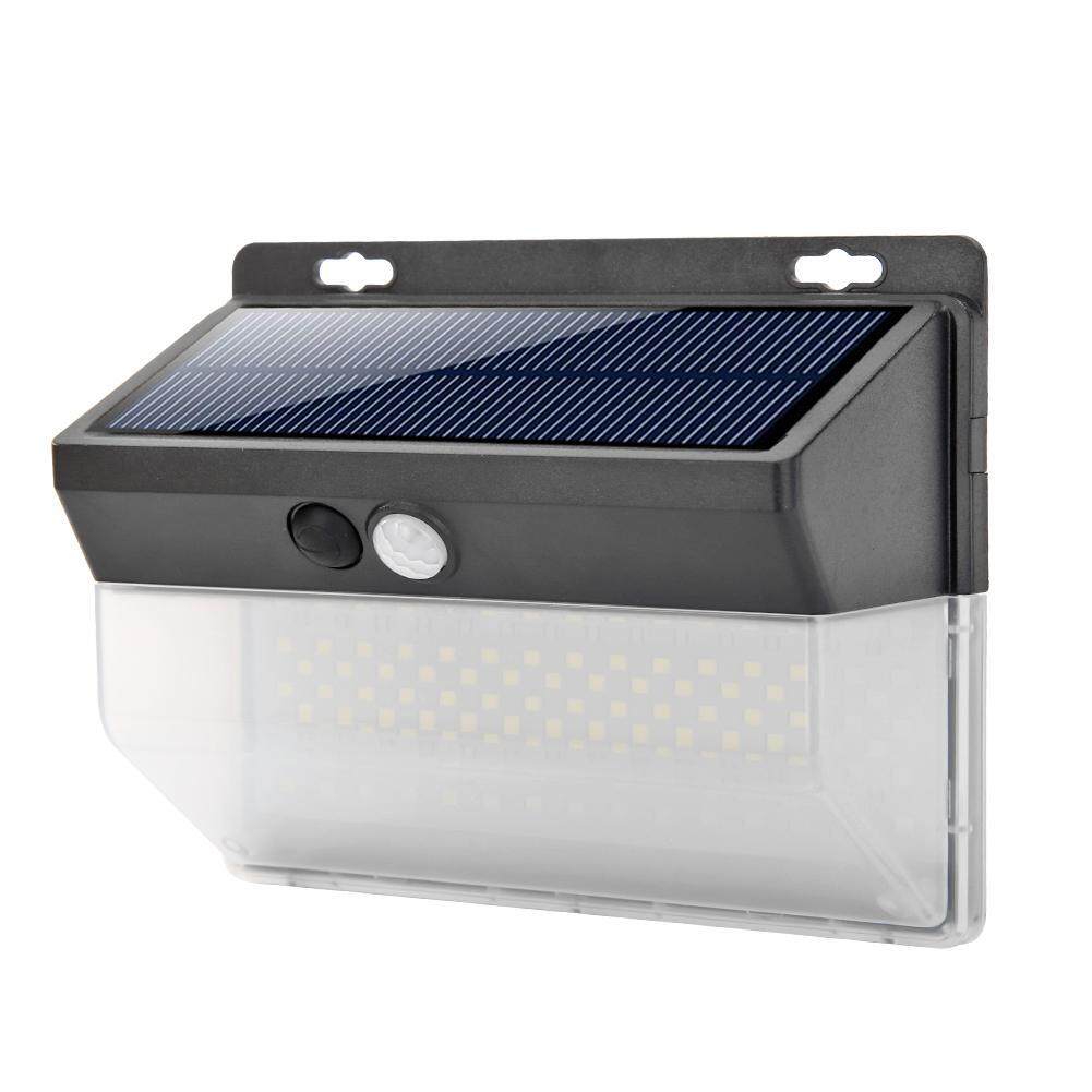 206LED Solar Motion Sensor Wall Light Outdoor Waterproof Garden Street Lamp