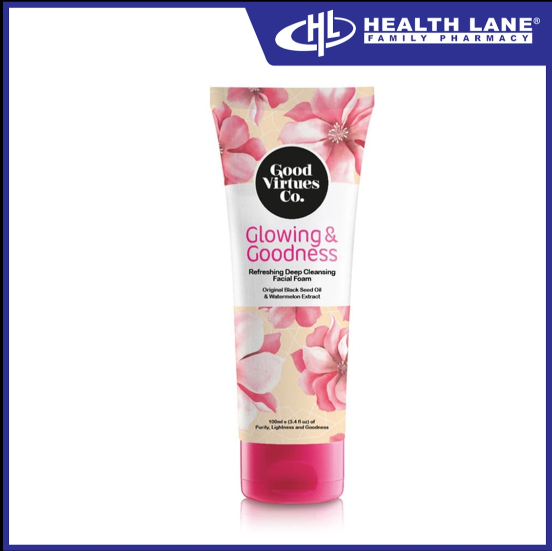 good virtues co refreshing deep cleansing facial foam