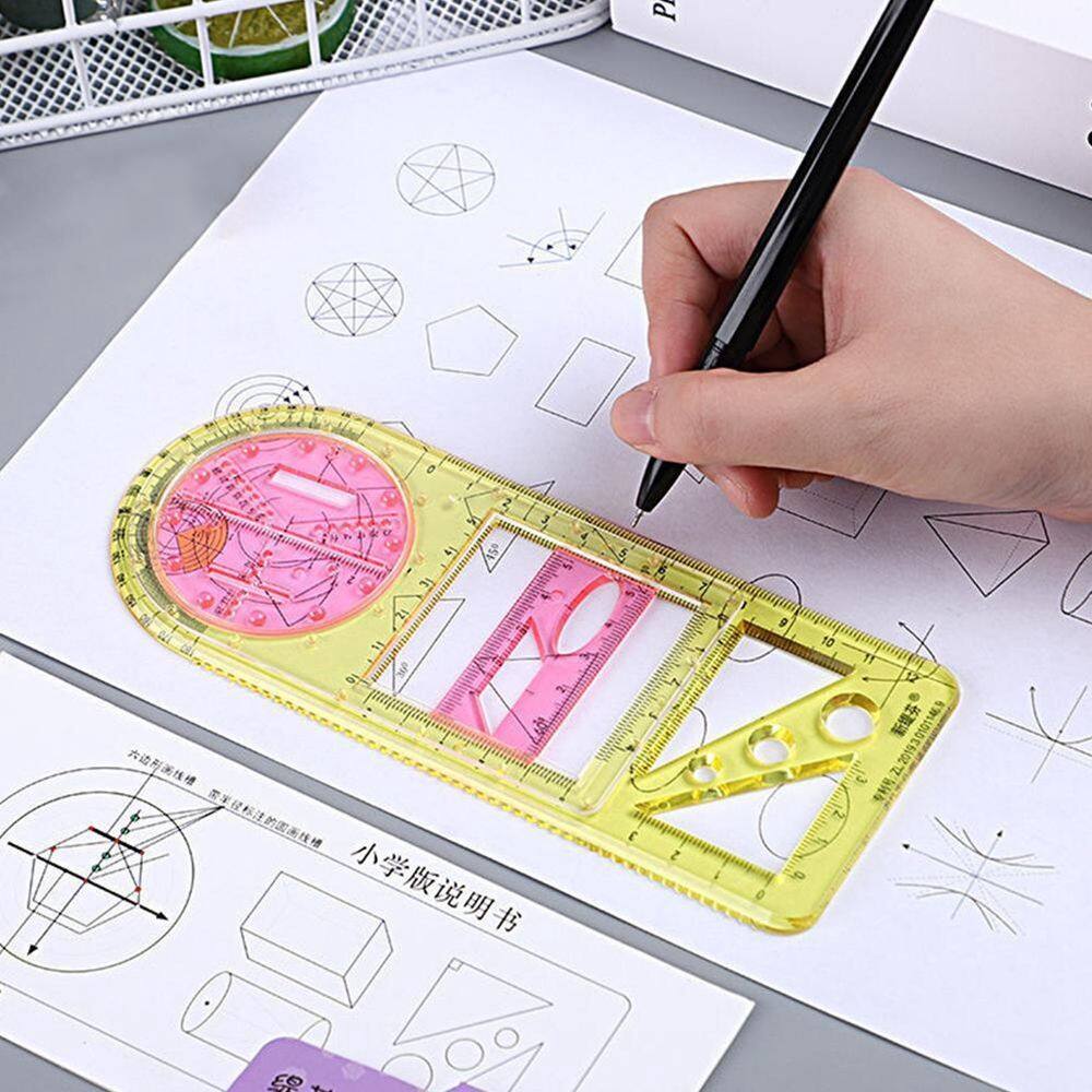 ROBERTA Multifunctional Architecture Supply School Office Supplies For Students Protractor Geometric Ruler Drawing Template Measuring Tool