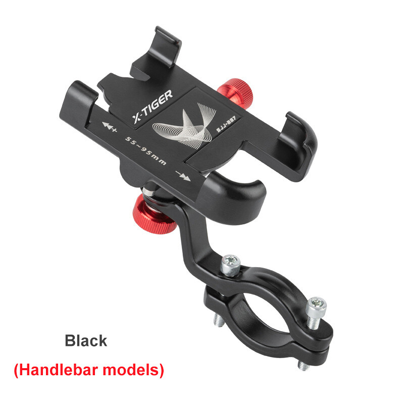 X-TIGER aluminum alloy bicycle phone holder clip, portable bicycle handlebar mount mountain bike