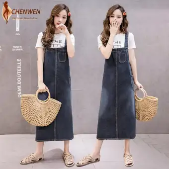 jeans sarafan dress