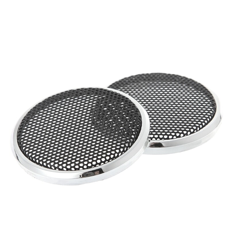 Audio 2 Pcs 50mm Speaker Steel Mesh Round Grill Protective Cover Decorative Circle