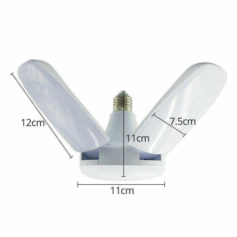 Bóng Đèn LED Quạt Gấp E27 60W Công Suất Cao Trần Có Thể Điều Chỉnh Đèn Chùm Đèn Đèn Âm Trần Siêu Sáng 110V 220V