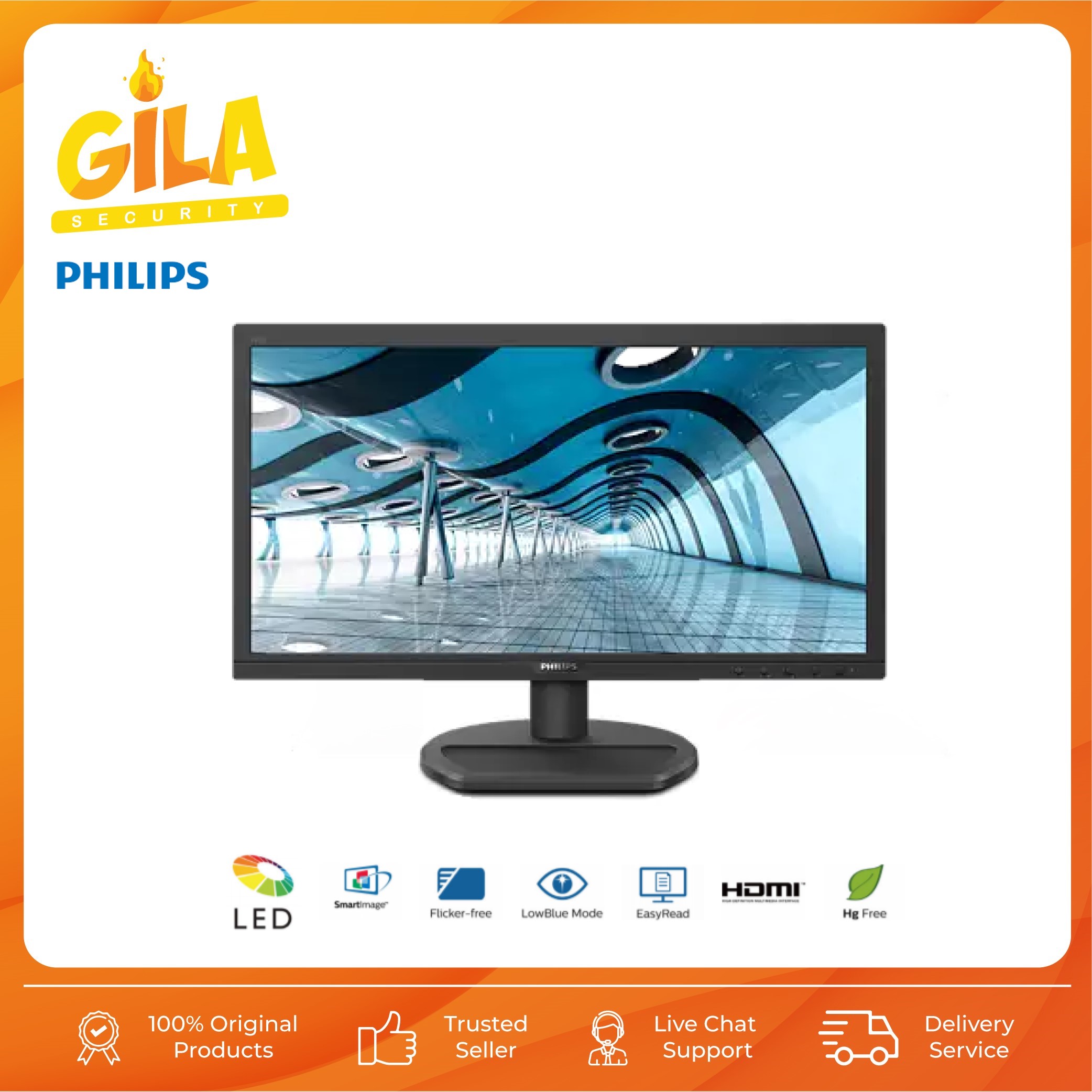 Philips 19 inch HD LCD Monitor | Lazada