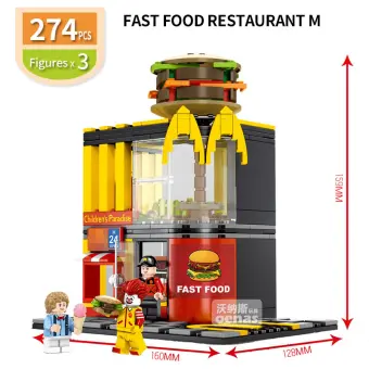 lego burger shop