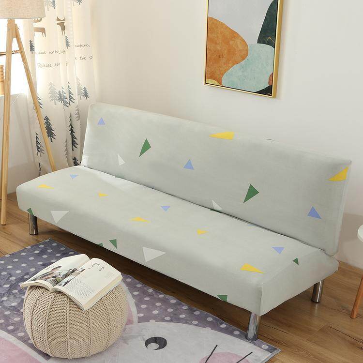 No Armrest Stretch Sofa Cover Slipcover All-Covered Folding Sofa Bed Cover Bed Fitted Sheet Universal Cover Sofa Towel