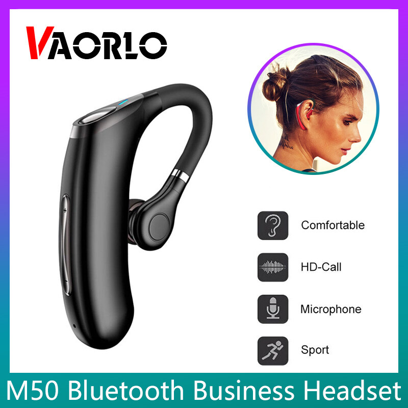 Vaorlo Tai Tai nghe thương gia Bluetooth M50 chính hãng Tai nghe không dây khử tiếng ồn rảnh tay có micrô cho điện thoại thông minh Android IOS