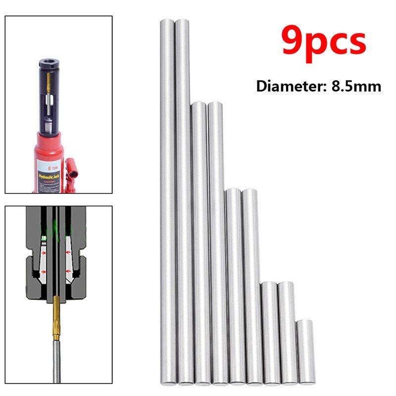 Bộ 9 Chân Đẩy 8.5Mm, Được Sử Dụng Để Nhấn Nút Rifling Bộ Mũi Khoan Thông Số Đầy Đủ Độ Cứng Cao Máy Công Cụ Phụ Kiện