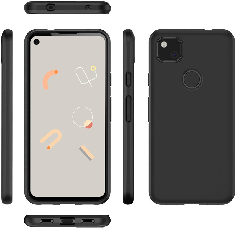 For Google Pixel 4a 5.81 inch Matte Finish Flexible TPU Back Cover Gel