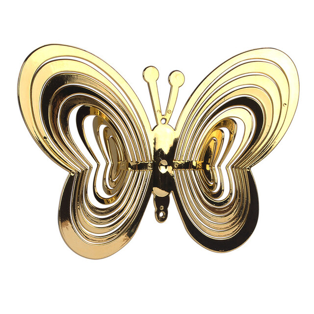 Dream Hunter 1 PC Butterfly Wind Rotator Love Rotating Wind Chimes Butterfly Reflective Ornament Garden Decorations