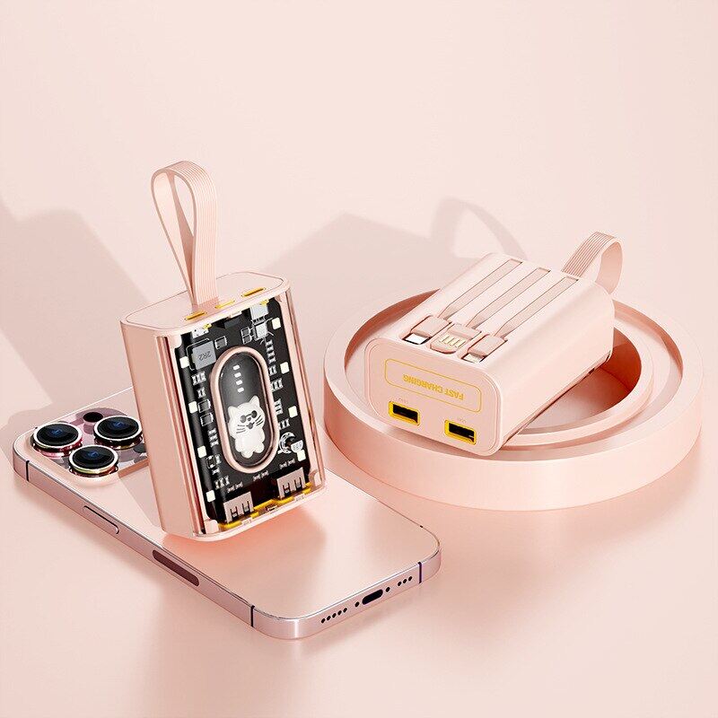 Zeallion 10000mAh Port 10W Power Bank Multi-USB Fast Charging Charger Powerbank for iPhone Xiaomi Huawei External Auxiliary Battery Pack