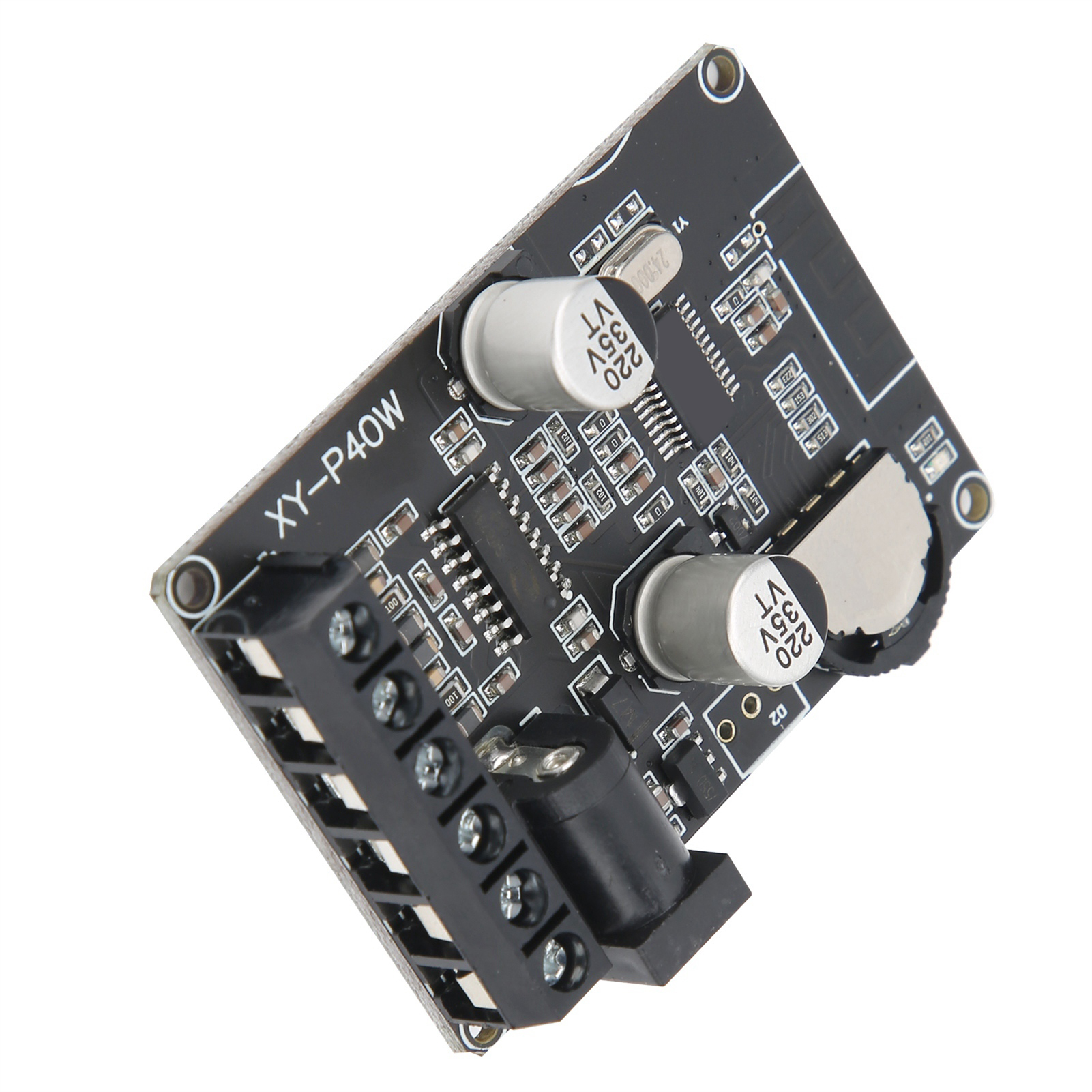 Bluetooth5.0 Power Amplifier Board Stereo High-Power Digital Megaphone Module 5-24V XY-P40W