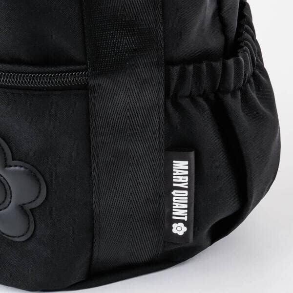 Japan Magazine Mary Quant Black Flower Bucket Top Handle