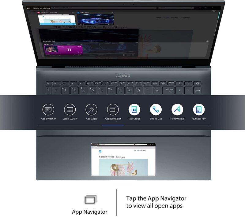 ASUS ZenBook 15 Ultra-Slim Laptop, 15”FHD Touch Display, Intel Core i7-10750H, GeForce GTX 1650 Ti, 16GB RAM, 1TB SSD, Innovative ScreenPad 2.0, Thunderbolt 3, Windows 10 Pro Malaysia
