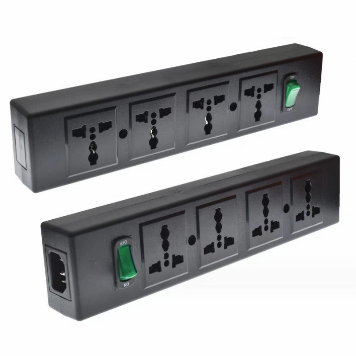 4 cách PDU ổ điện Nhiều lỗ ổ cắm đa năng mở rộng dải với bảo vệ quá tải 4 cổng cắm điện ổ cắm công tắc ngắt