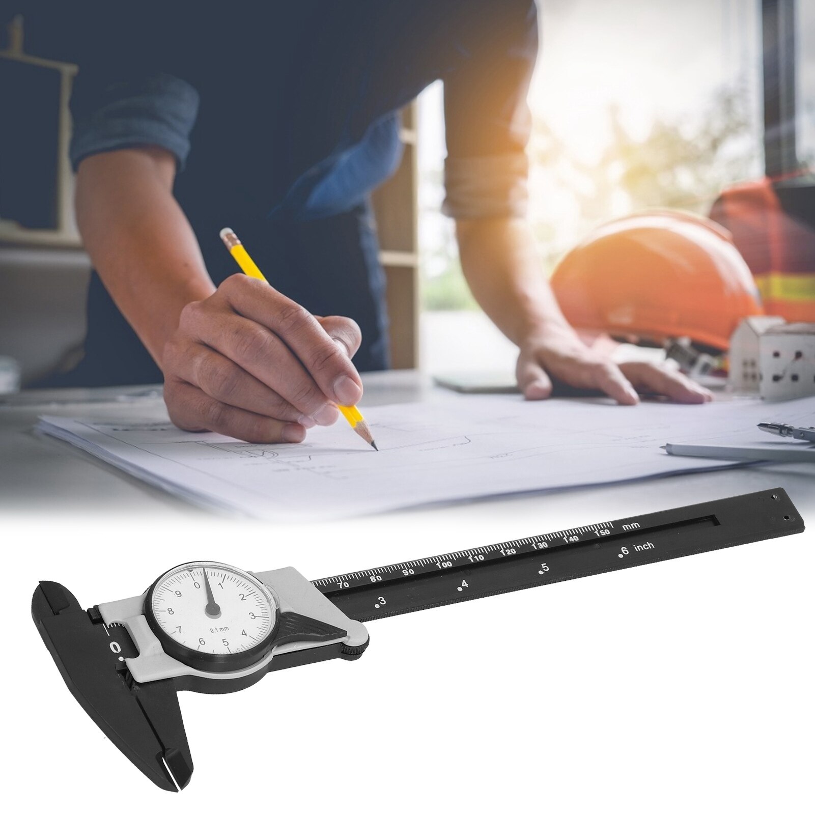 Calipers Easy Reading Dial Vernier Caliper for Home