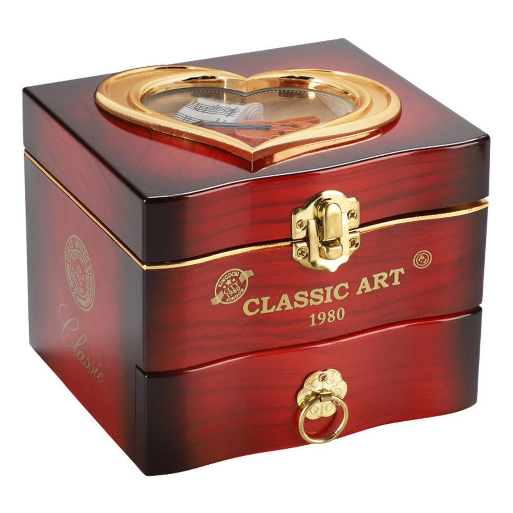 Nostalgic Music Box Dancing Girl Clockwork Simulation Music Box Jewelry Box Girlfriend Wedding Birthday Gift