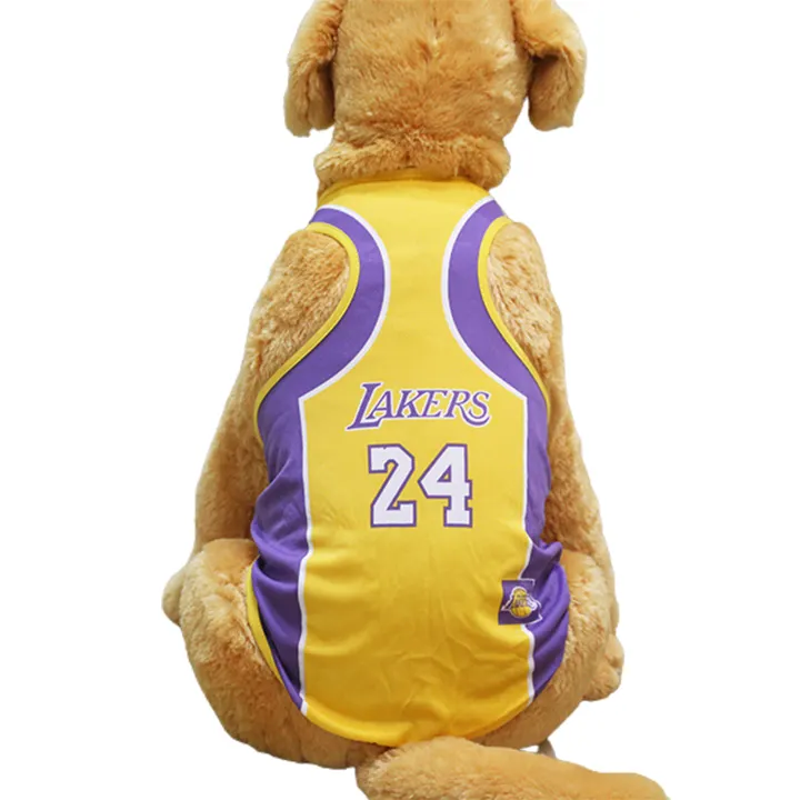 puppy lakers jersey