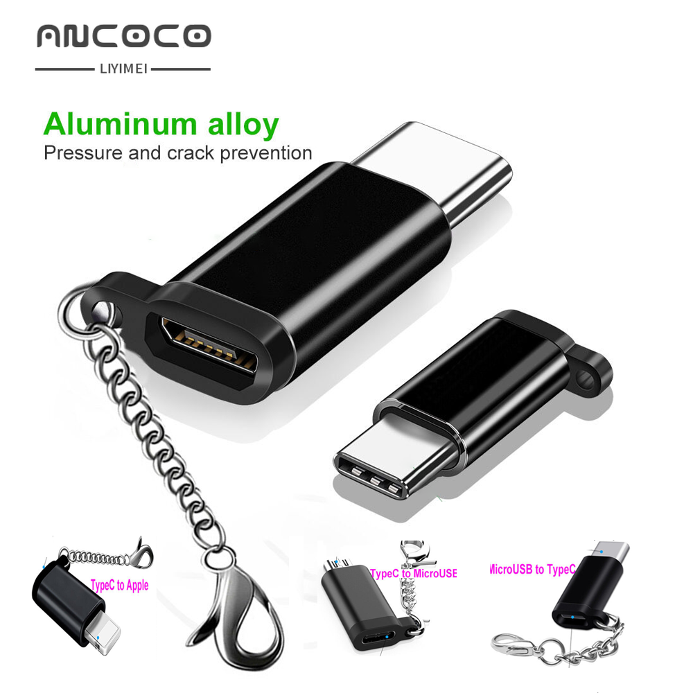 Bộ Chuyển Đổi OTG Loại USB C Micro USB Sang Type-C / C - USB3.0 Bộ Chuyển Đổi Cáp Micro USB/Type-C Sang Cổng Kết Nối Lightning Của Apple 8 Pin Cho Macbook Pro Samsung S10 Plus Sạc Nhanh Micro USB Apple iPhone iPad Cáp OTG