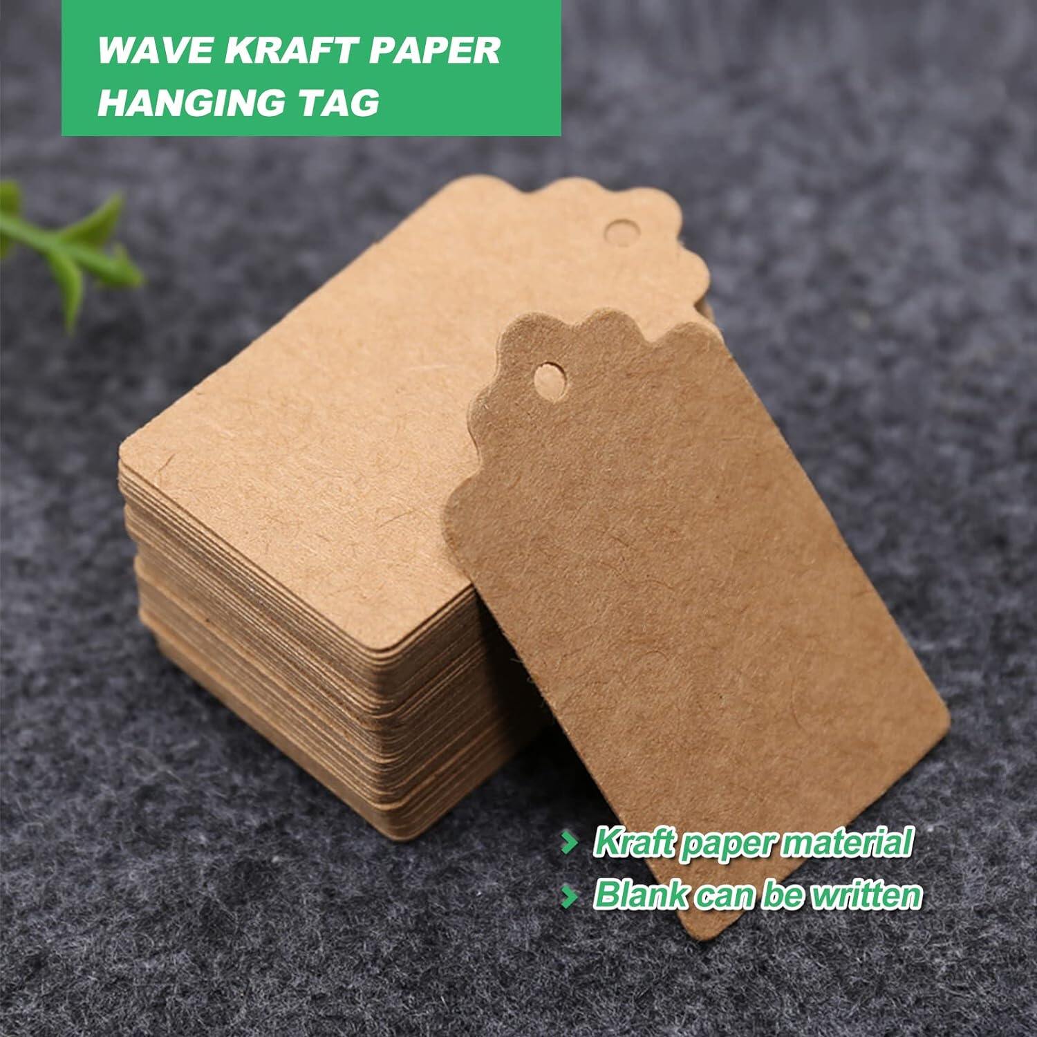 Swift Unstrung Tags Brown Reinforced Card Clothing Parcel Label Gift S Tickets Kraft Price Labelling 70mm X 35 Mm Pack Of 1000 - View #7