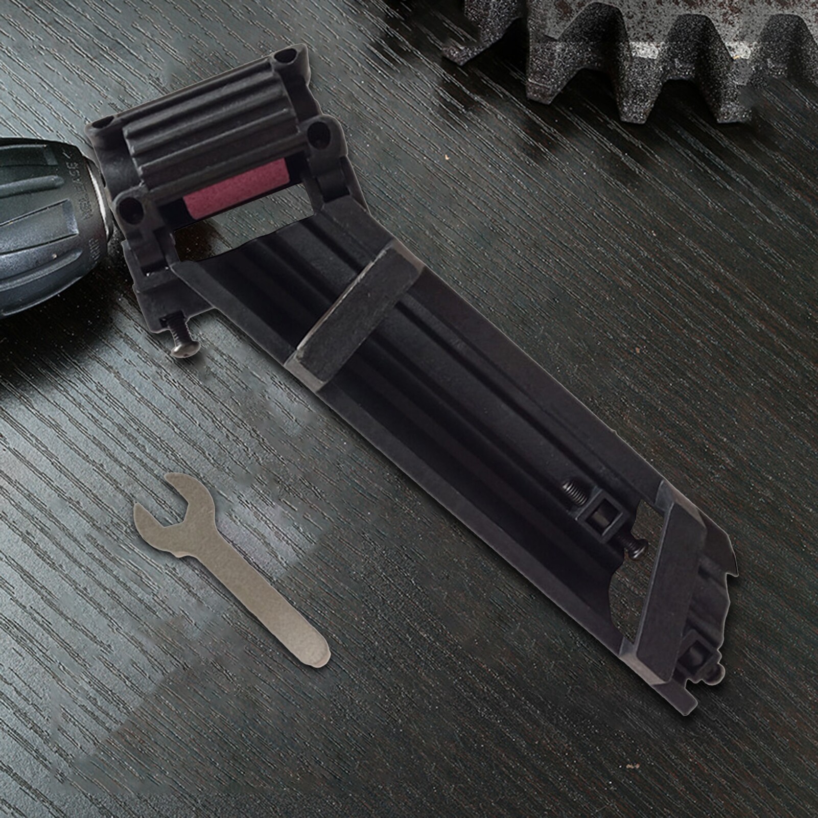 Grinder Adjustable Wear-resistant Black Grinding Wheel Drill Bit Sharpener for Drill Grinding