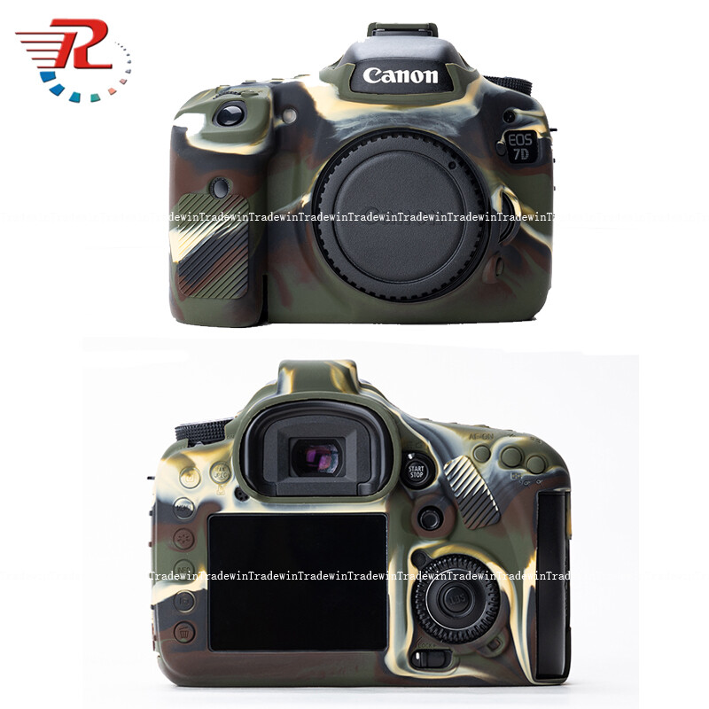 Soft Silicone Rubber Camera Body Cover Case For Canon EOS 7D