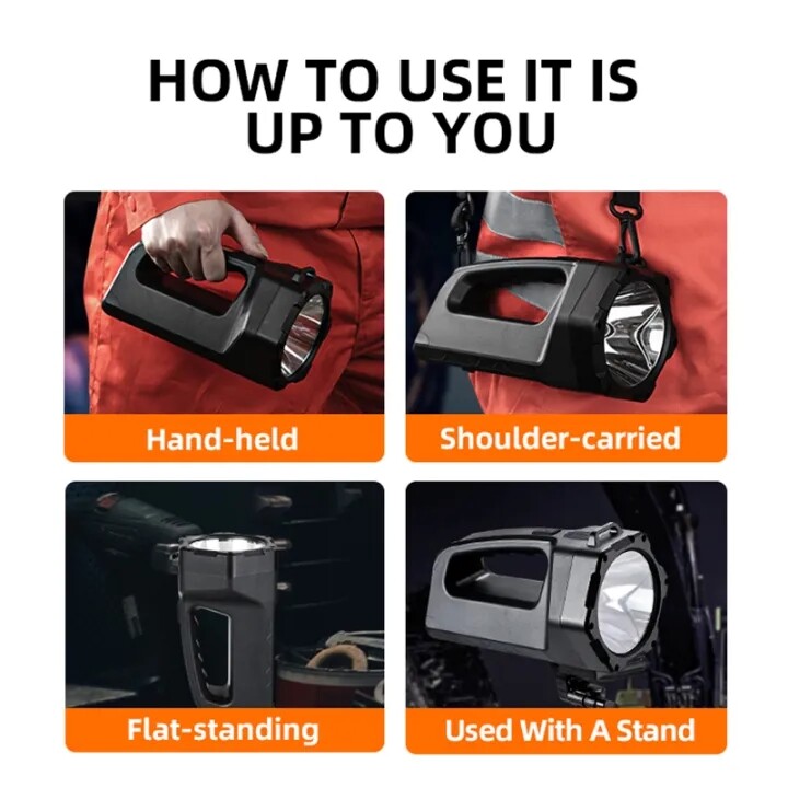 SUPERFIRE M17 LED Flashlight Rechargeable Multifunctional Searchlight Outdoors M17-A Super Bright Torch Waterproof