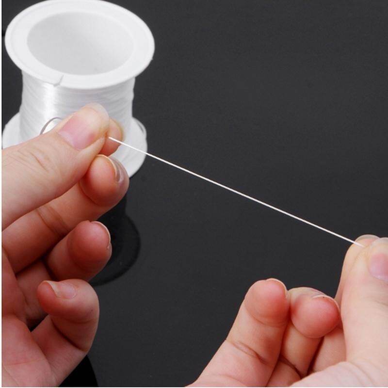 [PANDHY'S] 10m/Roll Strong Elastic Crystal Beading Cord 1mm for Bracelets Stretch Thread String Necklace Bracelet DIY Jewelry Making Cords Line