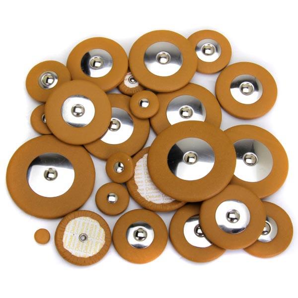 BNGUITAR Set of 25 Tenor Saxophone Replacement Synthetic Leather Pads