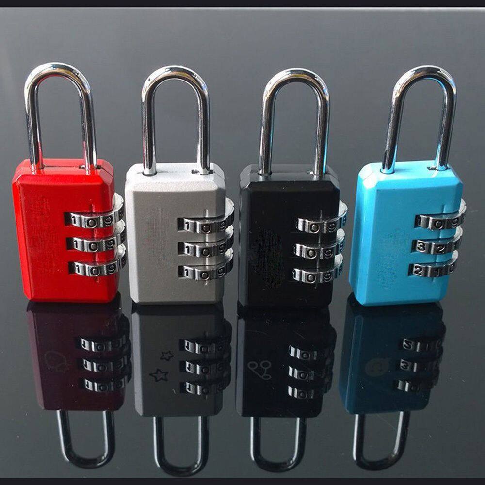 PORATE Locker Portable Dial Code Number Suitcase 4 Bit Code Lock Lock Padlock Password Lock