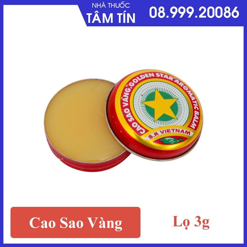 [CHÍNH HÃNG ] Cao Sao Vàng ( Dầu Cù Là) Dược TW3 - 3gr