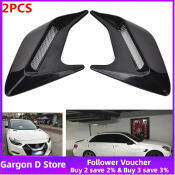 Gds 2pcs Car Auto Side Vent Air Flow Fender Intake Sticker Car Simulation Side Vents Decorative