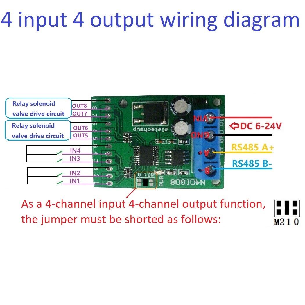 8CH đầu vào/Đầu ra công tắc kỹ thuật số TTL lvttl CMOS RS485 IO mô-đun điều khiển cho Arduino cho UNO Mega Nano STM32 AVR PIC