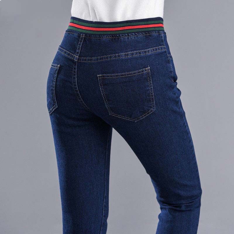 Jeans for Women High Stretch Slim Denim Skinny Pants High Waist Pencil Trousers S-3xl