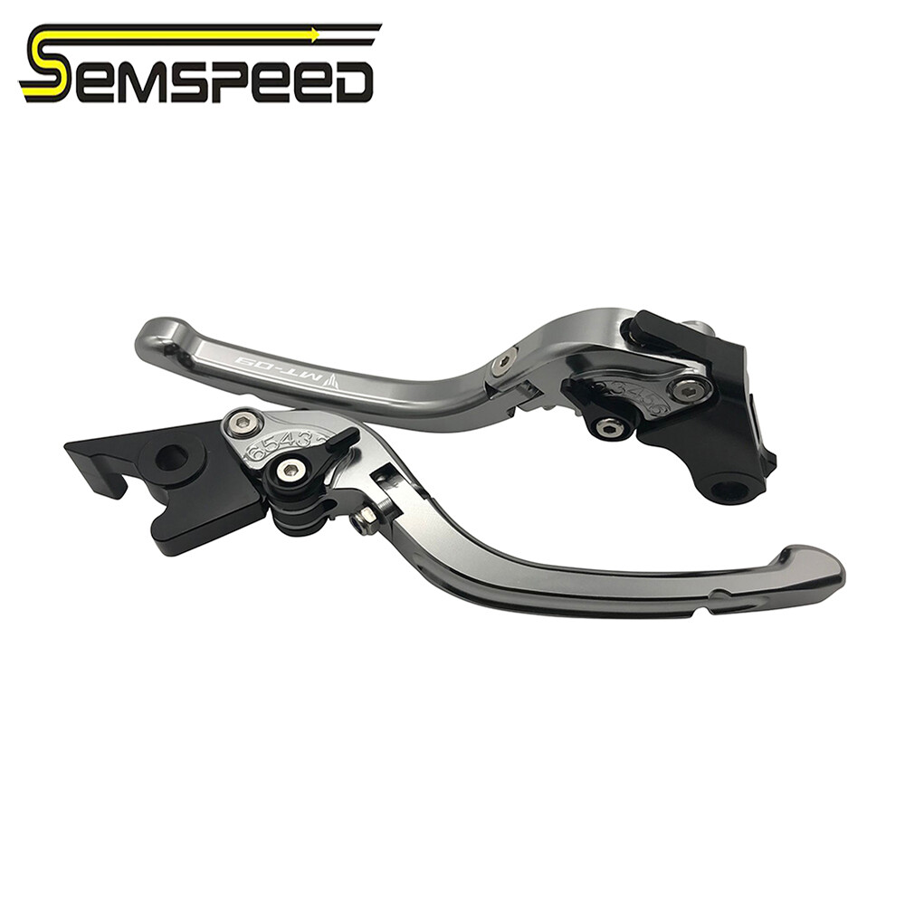 Semspeed cnc motorcycle adjustable brake clutch levers for yamaha mt-09 fz-09 fj-09 mt09 tracer 2014-2018 2019 2020