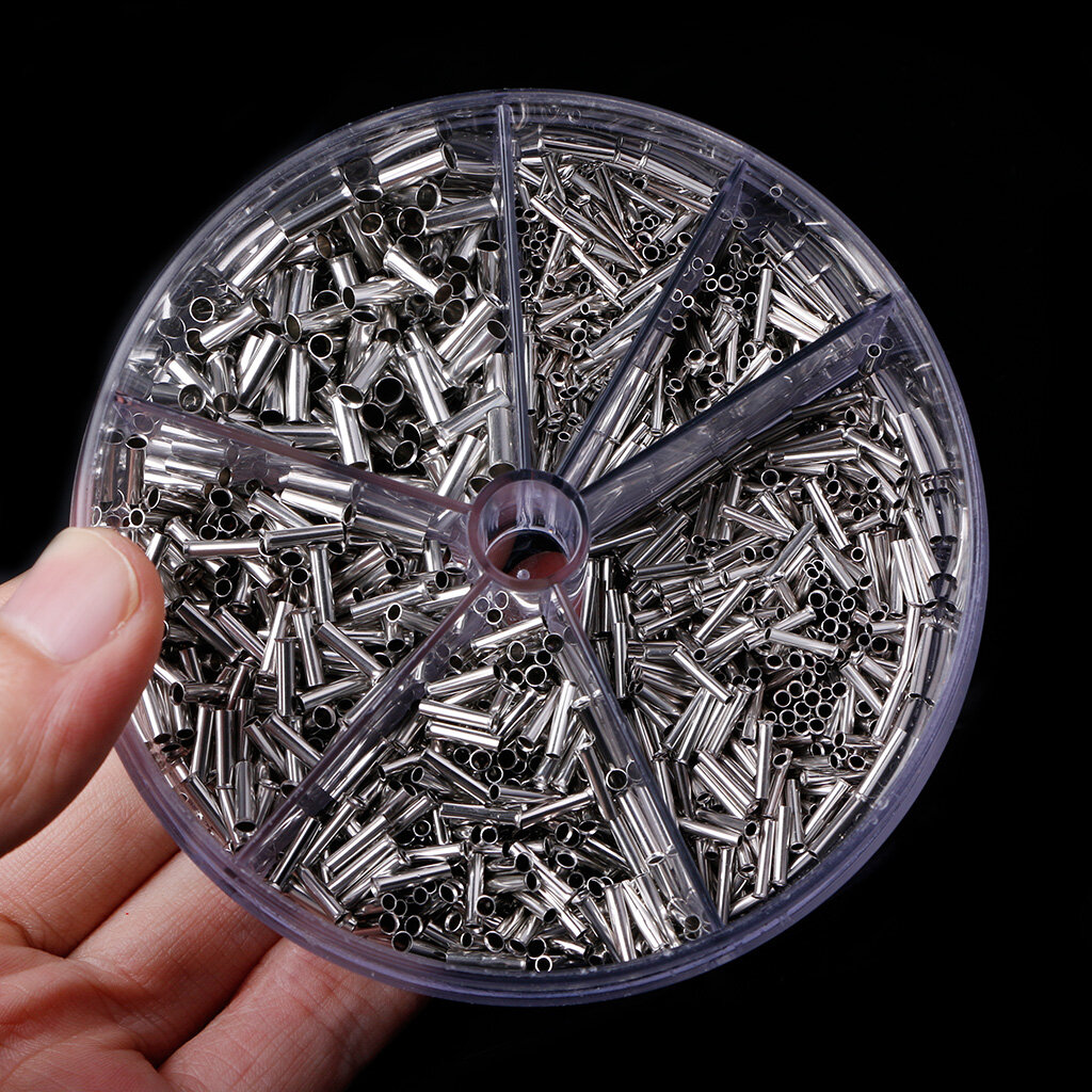 1900 Pcs Copper Crimp Wire Linker Cord End Terminals Electrical Set 0.5-2.5mm²