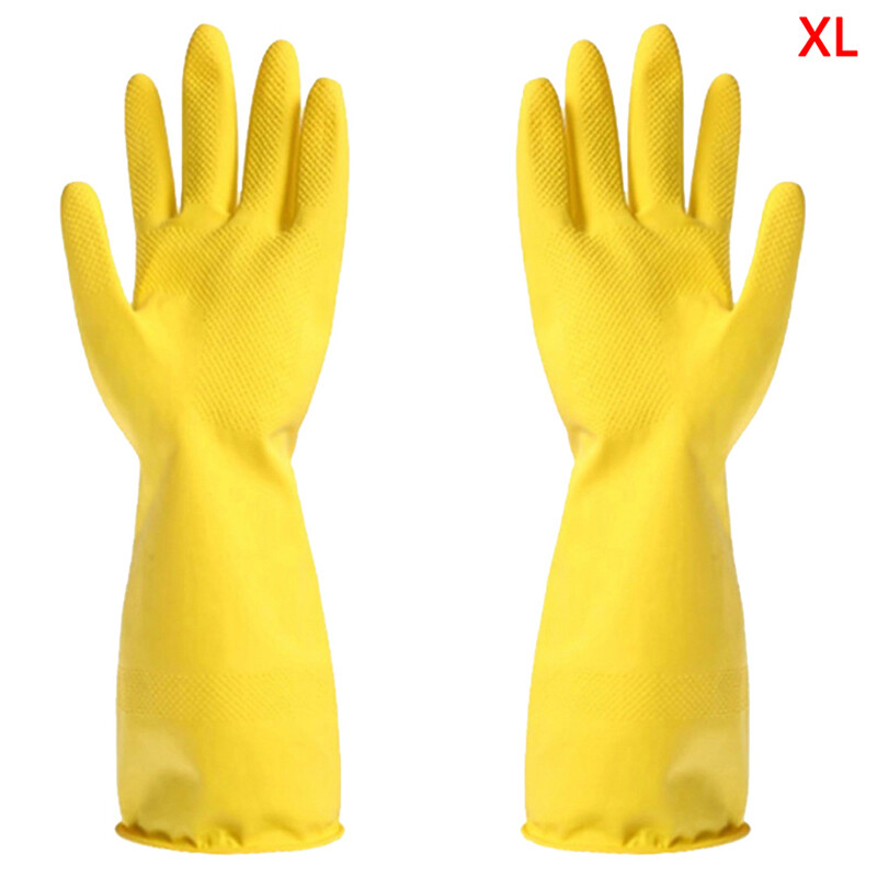 Sissi Kitchen Dish washing Gloves House Cleaning Waterproof Rubber Washing Gloves Long