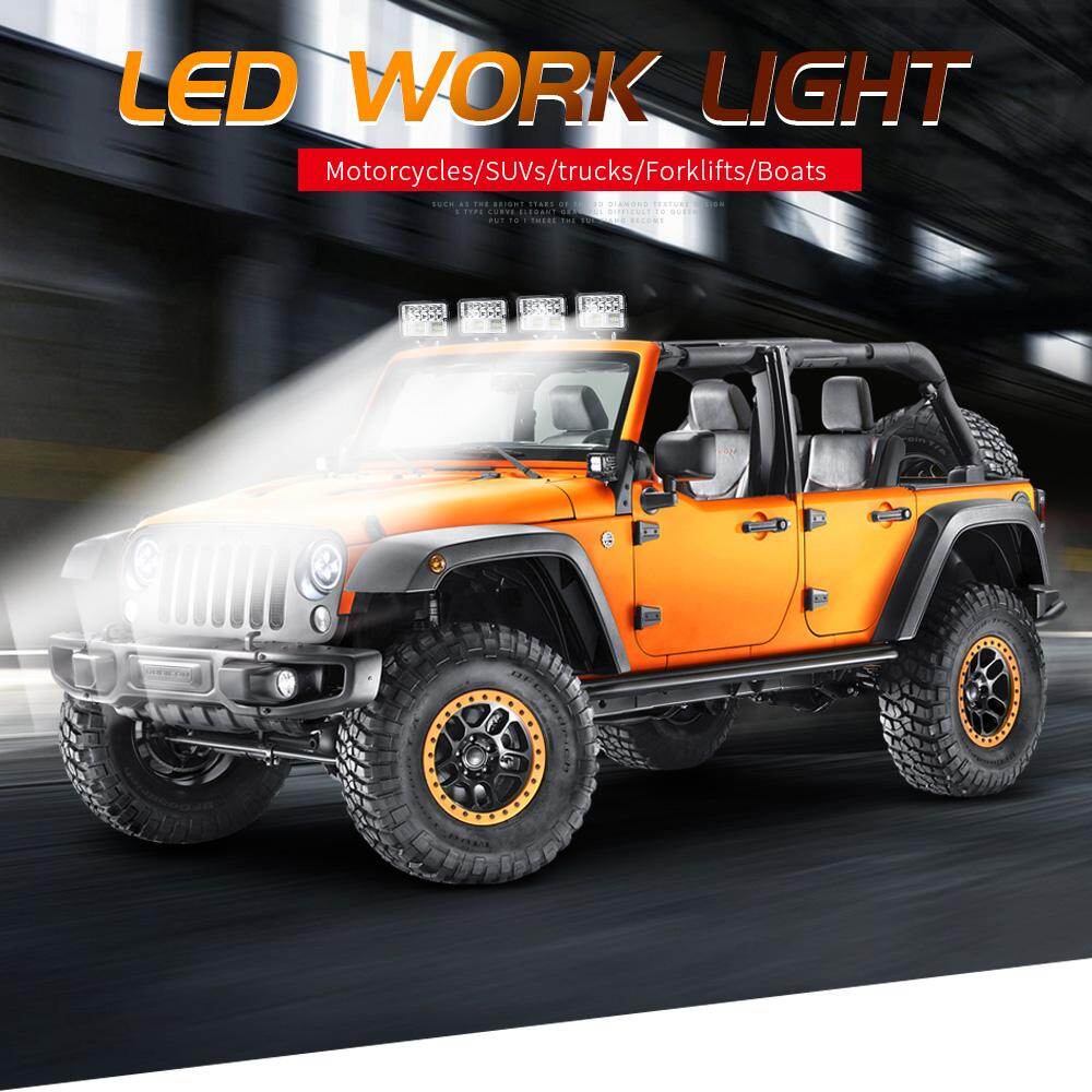 Car Trucks LED Work Light 6000K White 12V 24V Auto Super Bright Headlight Bulbs