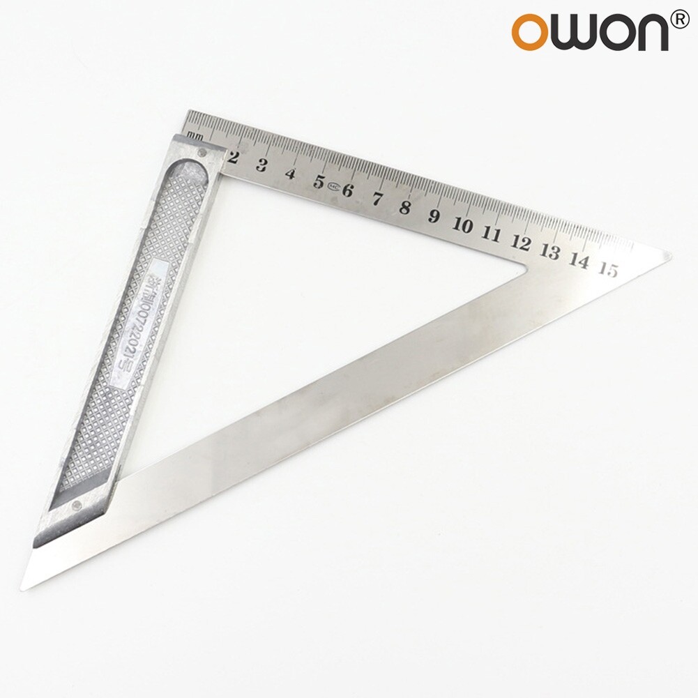 150mm Portable Aluminum Alloy Triangle Square Ruler Woodworking Measuring Tool