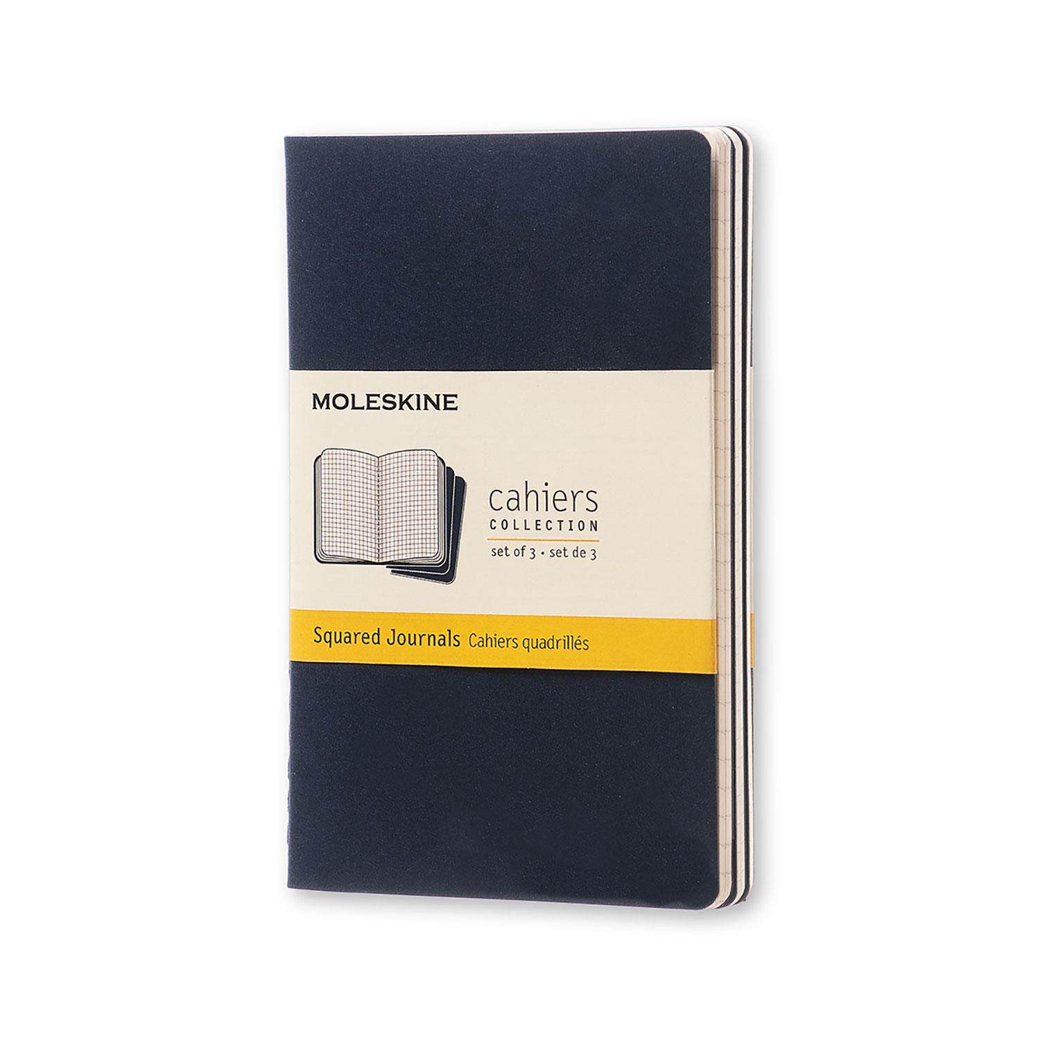 Moleskine สมุดรุ่น cahier journals ขนาด Pocket Square สีน้ำเงินคราม