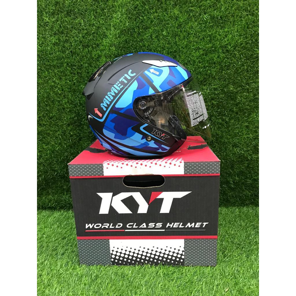 KYT HELMET HELLCAT SINGLE VISOR MIMETIC ORIGINAL Lazada