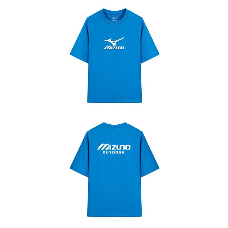 Mizuno High quality/High quality couple short-sleeved T-shirts for men and women outdoor casual cotton half-sleeved tops