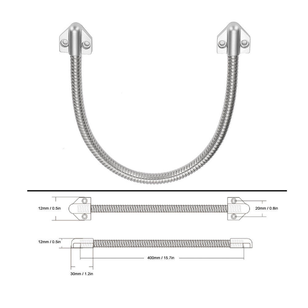 Door Loop, Stainless Steel Cable Line Protector Defender Exposed Mounting for Access Control