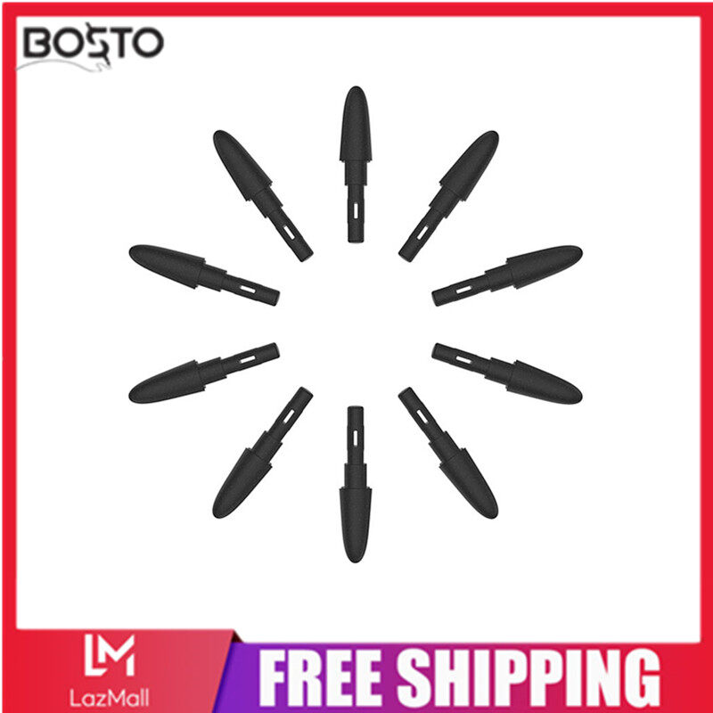 VEIKK 10pcs Replacement Pen Nibs Battery free Stylus Wear-resistant Pen Nib for VEIKK Graphics Tablets